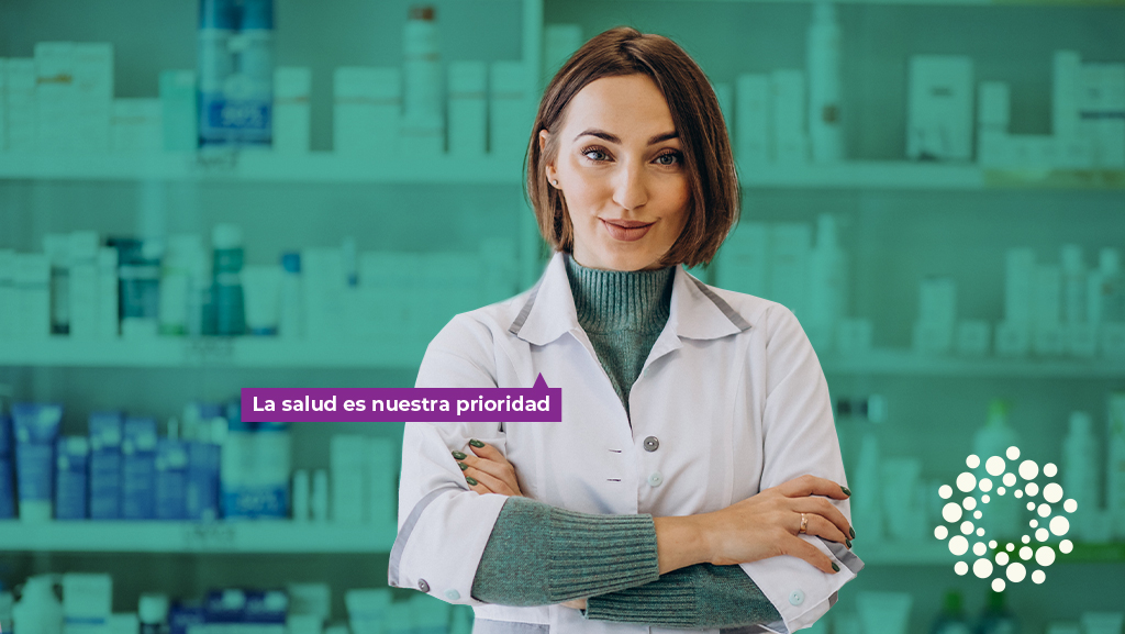 Farmaceuta de Meditecsa sonriendo